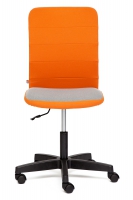 Кресло компьютерное TetChair «Бесто» (Besto Orange) (Оранжевая + серая ткань)