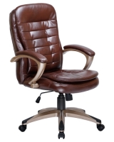 Кресло офисное LMR-106B коричневое  