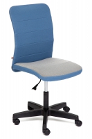 Кресло компьютерное TetChair «Бесто» (Besto Blue) (Синяя + серая ткань)