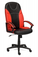 Кресло компьютерное TetChair «Твистер» (Twister) (Чёрно-красная искусств. кожа)