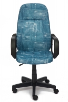 Кресло офисное TetChair «Лидер» (Leader) (Ткань «Джинса»)