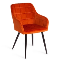 Кресло BEATA (mod. 8266) металл/ткань, 56х60х82 см, рыжий/черный, G062-24 (14155)