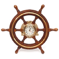 Настенные часы 9981 «Штурвал» (Античная медь)