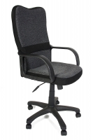 Кресло компьютерное TetChair СН 757 (Чёрная + серая ткань)