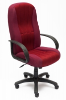 Кресло офисное TetChair CH 833 (Бордовая ткань + бордовая сетка)