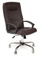 Кресло офисное TetChair «Максима» (Maxima) (Искусственная коричневая кожа)