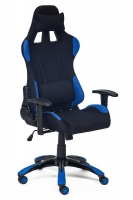 Кресло офисное «Айгир» (iGear) (Чёрная + синяя ткань)