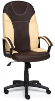 Кресло TWISTER кож/зам, коричневый/бежевый, 36-36/36-34 (5551)