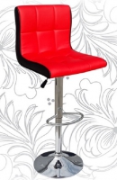 Барный стул 5006 красно-чёрный  