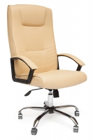 Кресло офисное TetChair «Максима» (Maxima) (Искусственная бежевая кожа)